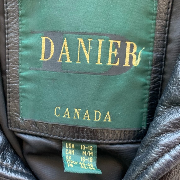 Vintage Danier Leather Jacket/Blazer - Picture 2 of 2